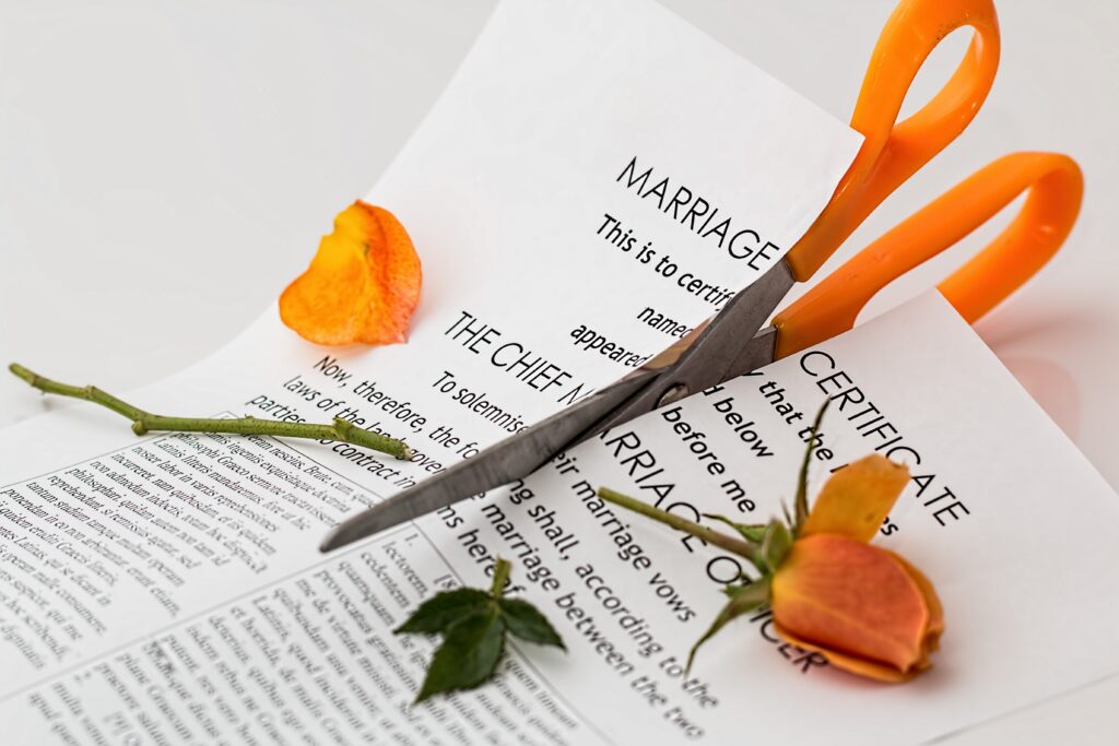 Divorce pour faute